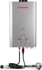 Portable Tankless Water Heater, Outdoors 6L 1.58GPM Propane Water Heater for RV Camping, Overheating Protection