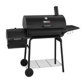 Gourmet 30" BBQ Charcoal Grill and Offset Smoker