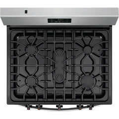 Frigidaire 30 in. 5 Burner Freestanding Gas Range in Stainless Steel FCRG3052AS
