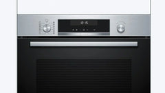 Bosch - Horno multifunción pirolítico, 60 cm. de ancho, Serie 6, Home Connect, 3D Hotair, Autolimpieza, Mandos ocultables, Nergo, HBG578ES7