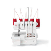 2–5 Thread Serger Sewing Machine, 1300 SPM, Automatic Tension and Differential Feed