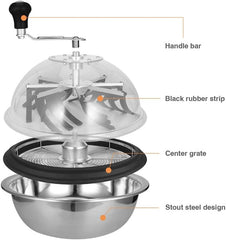 16-inch blade trimmer, using a twisted rotation cutting method, suitable for trimming plant buds and flowers. Equipped with upgraded gears, with sharp blades (2 serrated blades and 2 straight blades)