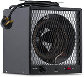 240v Portable Electric Garage Heater, Industrial Strength with Internal Thermostat and Carrying Handle, Heats 600 sq. ft. with 6-30R Plug, Perfect for Garages, Workshops and More