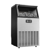 EUHOMY Commercial Ice Maker Machine, 100lbs/24H Stainless Steel Under Counter