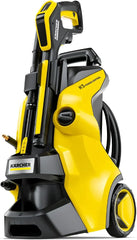 Pressure cleaning machine, K4 power control mode, maximum pressure 1900 pounds per square inch, 26-foot long hose, 2 nozzles - flow rate 1.5 gallons per minute