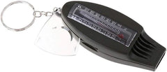 Multifunctional 4 In1 Compass Thermometer Whistle Magnifier for Traveling Camping Hiking Climbing Outdoor Sports