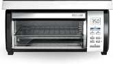 BLACK DECKER SpaceMaker Under Counter Toaster Oven, Digital Controls, Black/Stainless Steel, Fits 9-测-- Pizza or 4 Slices