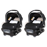Car seat belt-style travel set for babies, equipped with a safety belt and additional comfort cover, suitable for babies weighing no more than 35 pounds. 2 sets, khaki color