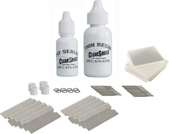 Clearshield Windshield Repair Kit Professional Auto Glass Repair Kit for Rock Chip or Cracks - Restores to a Fine Smooth Finish (1,000 Repairs)