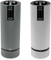 Double-flavor spice grinder Salt grinder - Electric rechargeable series u'Select 15 cm - Pepper grains Salt gem set - 6 preset flour settings