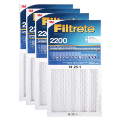3M Filtrete MPR 2200 1-in Premium Furnace Filters, 4-pack