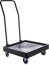 General dishwasher cart, with handle, with a load capacity of 350 pounds, blue