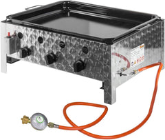 DEMA Gasbräter mit 3 Flammen – Leistungsstarker Gastrobräter für Grill & Outdoor-Küche – Ideal für Camping & Events