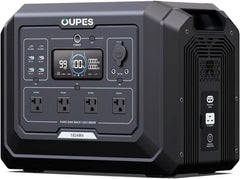 1 Portable Power Station 2000W (4500W Peak), 1024Wh LiFePO4 Battery Generator with 1400W AC Charging & 800W Solar Charging, Expandable to 5120Wh, for Home, Power Outages, Camping & RVs