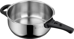WMF Perfect One Pot Schnellkochtopf Induktion Set 2-teilig, Dampfkochtopf 4,5l, 3l, großes Kochsignal, 2 Kochstufen, abnehmbarer Deckelgriff, für alle