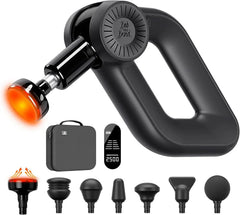 Professional massage gun - deep tissue impact massage, 16mm amplitude, suitable for professional muscle massager for athletes, can relieve pain, quiet electric back massager, as a gift for him