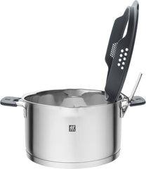 ZWILLING Simplify Kochtopf-Set 5-teilig, Mit Ausgießfunktion, Stay-Cool-Griffe, Induktionsgeeignet, Edelstahl, Silber