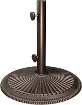 50-pound classic market model sunshade stand (matte black coating)