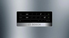 Bosch Serie 4 - Frigorífico combinado, NoFrost, alto 203 x ancho 70 cm, 438 L, Tecnología VitaFresh, Blanco - KGN49XIDQ