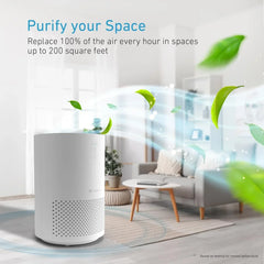 A truly efficient air filter household air purifier, capable of removing 99.9% of dust, smoke, pet dander, odors, and volatile organic compounds, with a coverage area of up to 1500 square feet. A quiet air purifier with intelligent sensors, suitable
