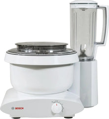 Blender: 500 watts, 6.5-gallon capacity, with corded mixing paddle, dough hook, and nutritional machine dough extension hook combo set