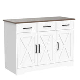 Modern Farmhouse Sideboard Buffet Cabinet