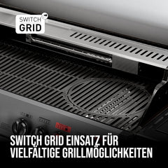 Enders Gasgrill Hyde 6 SIKR Turbo, 6-Brenner aus Edelstahl für kraftvolles direktes und indirektes Grillen, 800 °C TURBO ZONE, SWITCH GRID, Infarot-