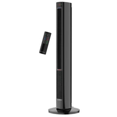 Lasko 42 in 1500W All Season Tower Fan Space Heater with Timer and Remote, White, FH500