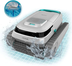 Cecotec Robot Limpiapiscinas para Fondos, Paredes y Línea de Flotación Conga Pooldroid 5000 TotalClean Pearl. Superficies 100m2, Pendiente Máx 90o,