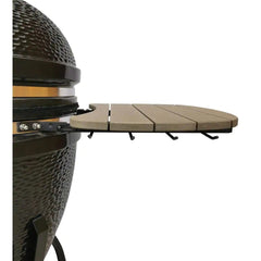 22-Inch Kamado-Style Ceramic Charcoal Grill with Grill Cover