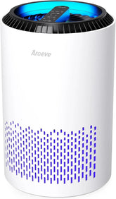 Bedroom household air purifier, with three layers of filters, capable of filtering smoke, pollen, allergens, pet dander and odors. The sleep mode helps improve sleep quality. Energy-saving design. Three wind speeds available. Suitable for offices, do