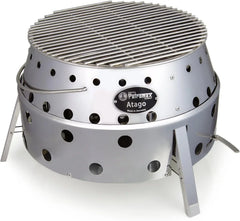 Portable camping grill - Stainless steel material - Charcoal mode - Outdoor type - Portable