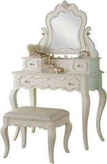 Jewelry closet, pearl white
