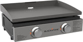 1813 Original 22” Tabletop Griddle with Hood and Stainless Steel Front Plate, Powder Coated Steel, Black