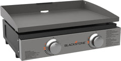 1813 Original 22” Tabletop Griddle with Hood and Stainless Steel Front Plate, Powder Coated Steel, Black