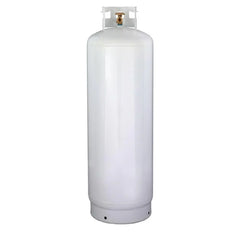 100LB (23 Gal) Multi-Valve Propane Tank with High Capacity Filler, Great for Mixed Heating Systems, Home fireplaces, Dryers and Grills