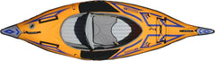 Advanced frame sport inflatable kayak - Lightweight day hiking kayak, equipped with a backpack and an inflation pump - 10 feet 5 inches - 26 pounds - Orange