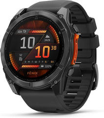 Garmin fēnix 8-51mm - Reloj de Alto Rendimiento GPS Multideporte con Pantalla táctil AMOLED, Linterna LED, Altavoz y micrófono Integrados, Mapas y