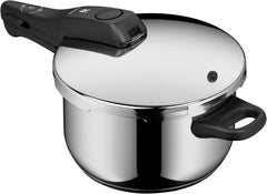 WMF Perfect One Pot Schnellkochtopf Induktion Set 2-teilig, Dampfkochtopf 4,5l, 3l, großes Kochsignal, 2 Kochstufen, abnehmbarer Deckelgriff, für alle