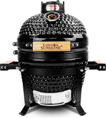 13-inch ceramic Kamodo charcoal barbecue grill - red