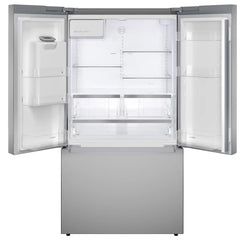 Bosch 300 Series 36 in. 26 cu.ft. Stainless Steel Standard Depth French Door Refrigerator With External Water and Ice Dispenser