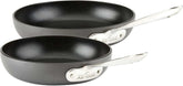 2 Piece Hard Anodized Nonstick Fry Pan Set, Durable Aluminum Skillet Cookware Set for Kitchen Cooking