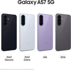 Samsung Galaxy A57 5G, 512GB, Móvil Fino con IA, 8GB, Gran Angular 50MP, Autonomía 2 Días, Batería 5000mAh, IP68, Garantía del Fabricante 3 Años + 1