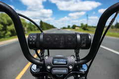 300W Waterproof Bluetooth Motorcycle Sound Bar – Handlebar Mount, Satin Black