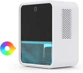 Bedroom Dehumidifier 2.2L Water Tank with Hygrometer RGB LED Light