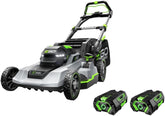 EGO Power 21-Inch 56V Self-Propelled Cordless Lawn Mower with 2x 4.0Ah Batteries & Rapid Charger, Black