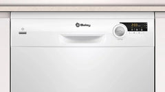 Balay - Lavavajillas de libre instalación, 60 cm, 12 servicios, Auto Diario, Pausa+Carga, ExtraSilencio, Blanco, 3VS506BP
