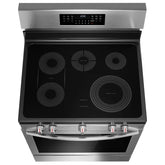 Frigidaire Gallery 30 in 5.3 cu ft. Stainless Steel Electric 5-Burner Range with Total Convection