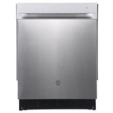 GE 24 in. Built-In Top Control Dishwasher with Stainless Steel Tub