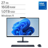 HP 27-in. All-in-One Desktop, Intel Core 5 120U - 16GB RAM, 1TB SSD